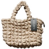 Wholesale - TAUPE QUILTED SATCHEL HANDBAG W/TOP ZIPPER C/P 12